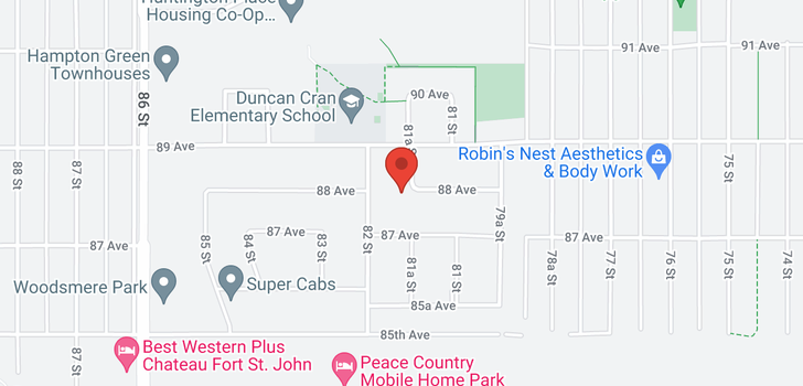 map of 8024 81A STREET